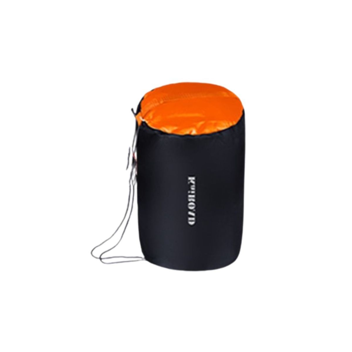 BABYLUNA - Saco de Dormir para Camping y Playa 1800g con Gorro Naranjo