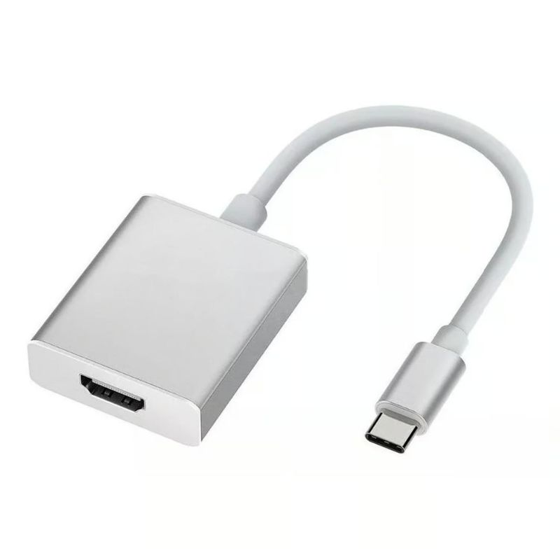 DM - ADAPTADOR DM TIPO C A HDMI HEMBRA ALUMINIO