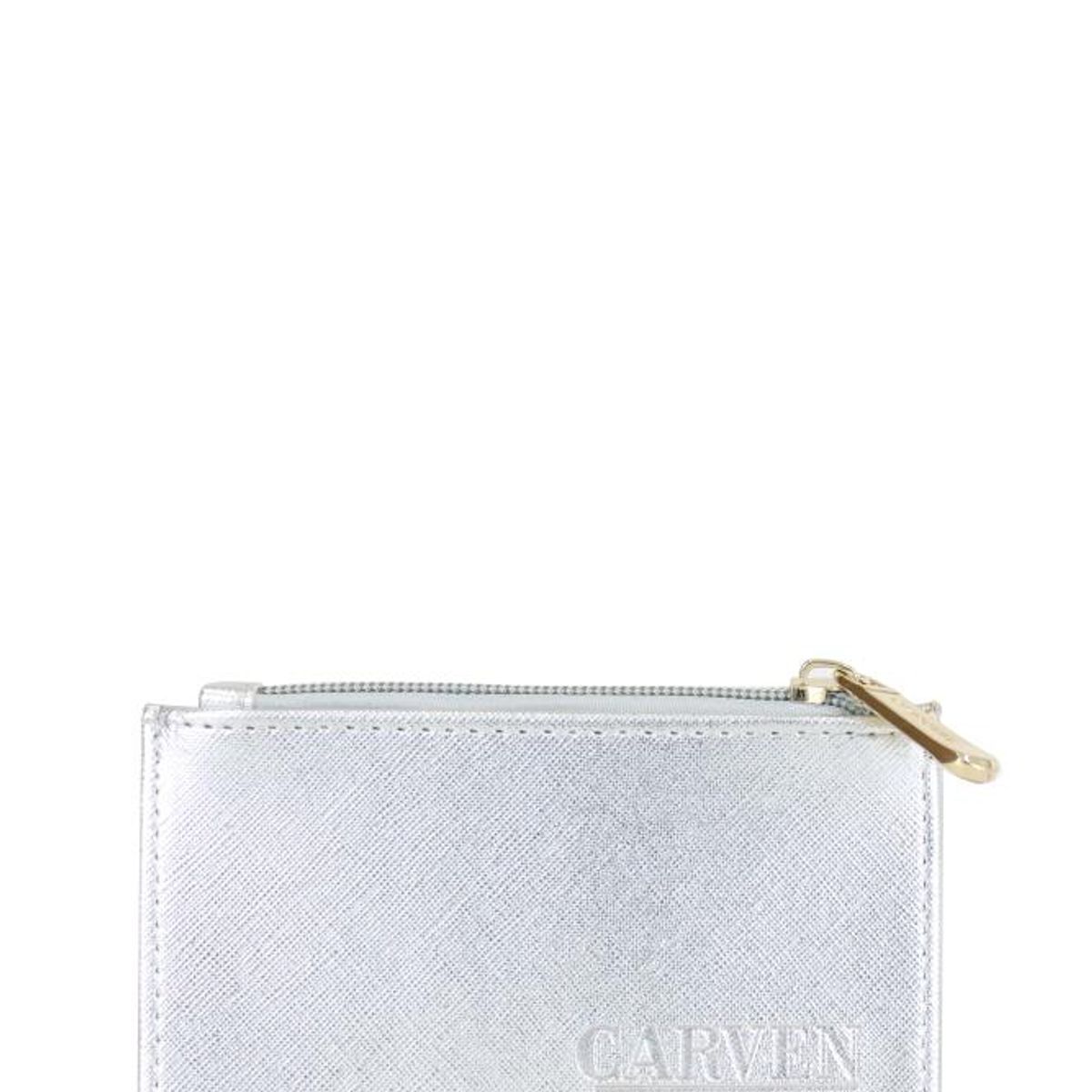 CARVEN - Tarjetero mujer Chad plateado Carven Paris