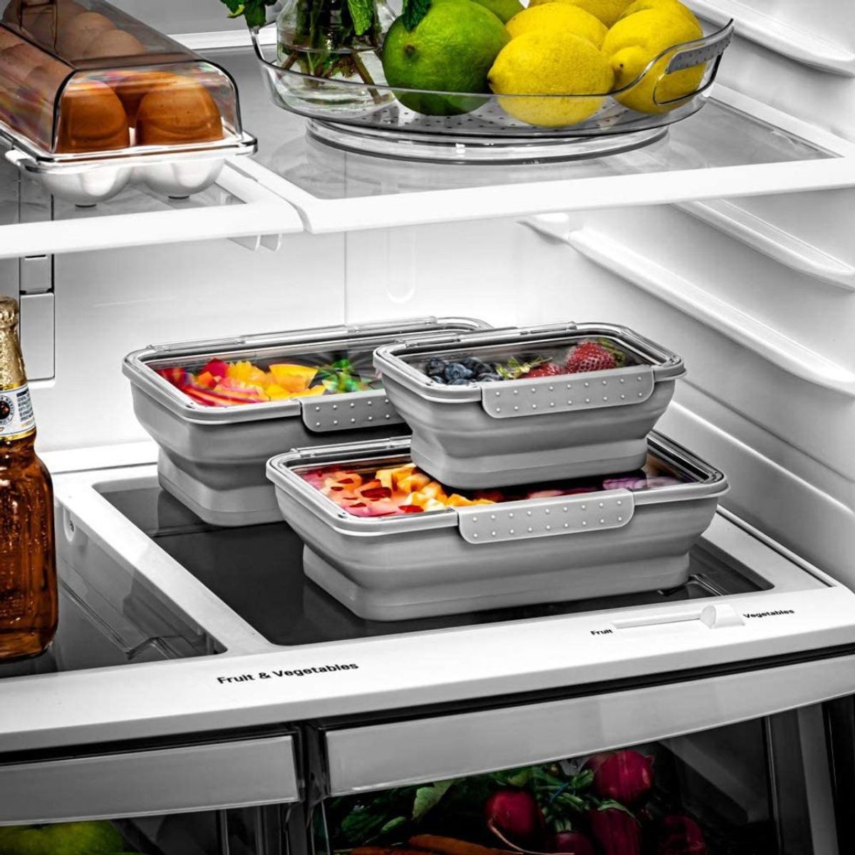 MADESMART - Contenedor de silicona plegable chico