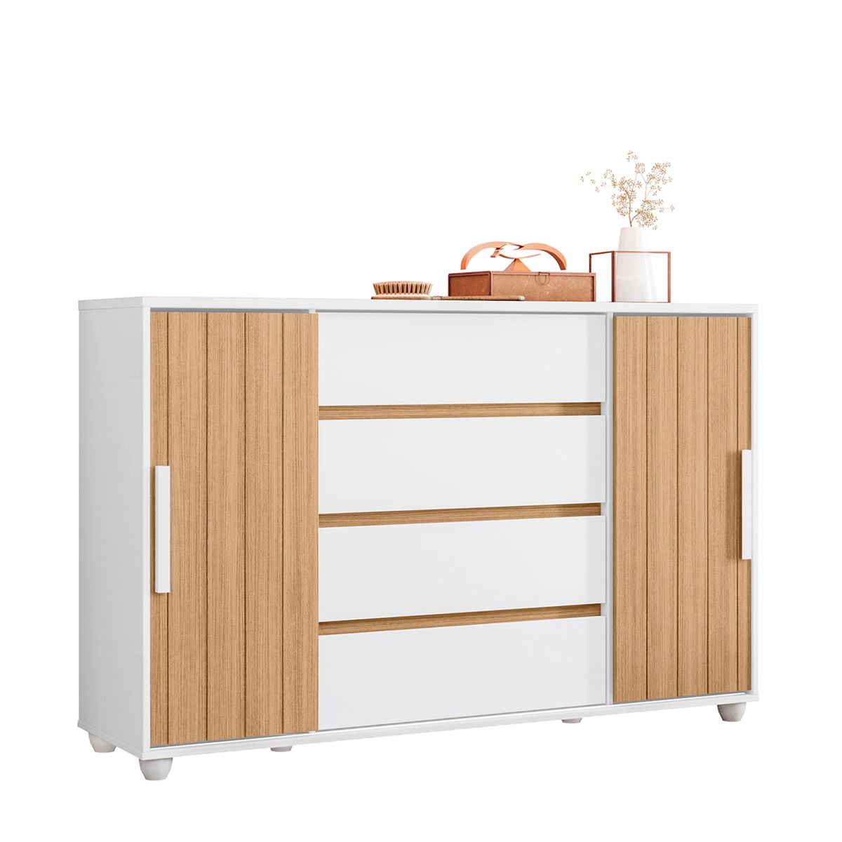 VEKKAHOME - CÓMODA EVIDENZA LIGHT 2P+4C