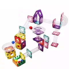 MAGNESCAPE - Juguete Bloques Magnéticos de Construcción - 106 Piezas