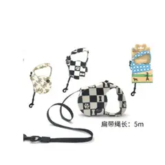 GENERICO - Correa Extensible Para Arnés Diseño Blanco Y Azul 5m