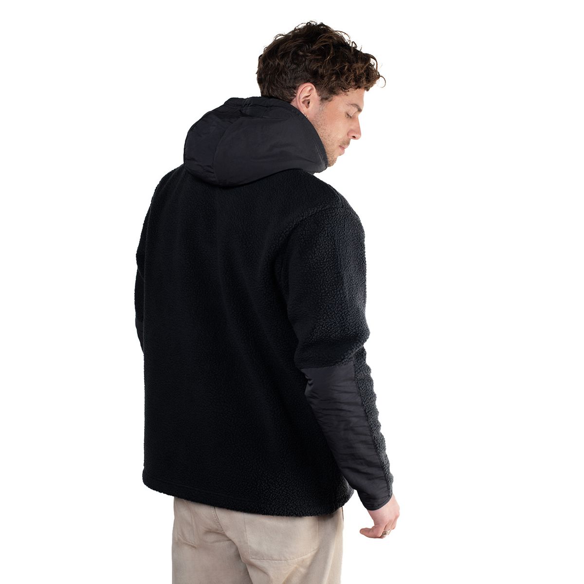 LENGA - Polar Sherpa Con Capucha Y Cierre Ykk Corcovado Lenga