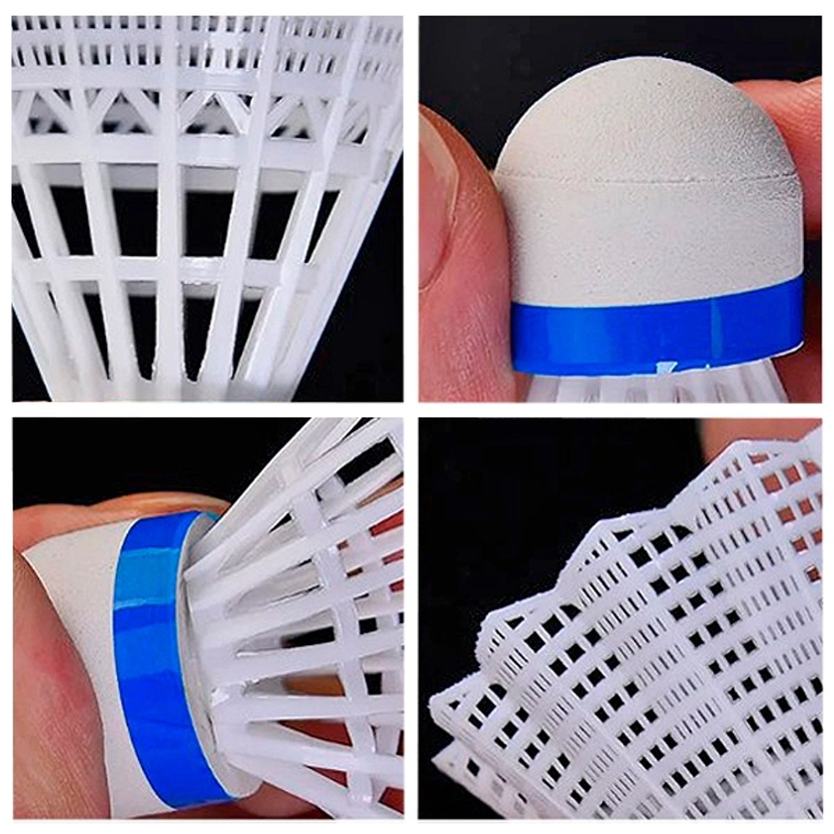 GENERICO - Badminton Plumillas Set de 3 unidades Tubo