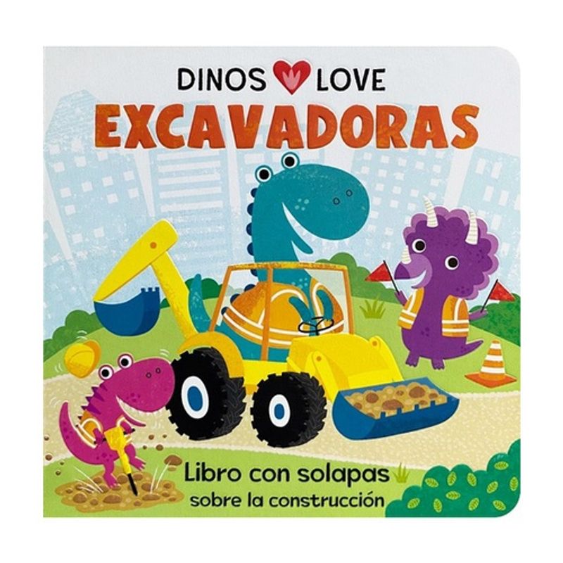 COTTAGE DOOR PRESS - Dinos Love Excavadoras