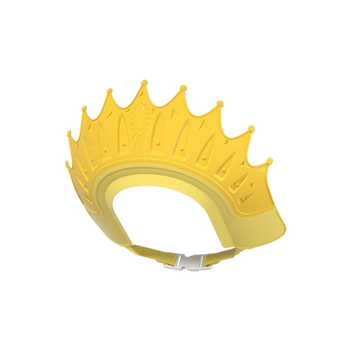 BABYLUNA - Gorro de Baño Visera de Ducha Corona para Bebé Amarillo