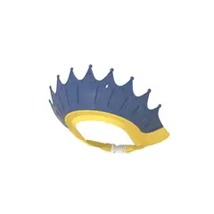 BABYLUNA - Gorro de Baño Visera de Ducha Corona para Bebé Azul