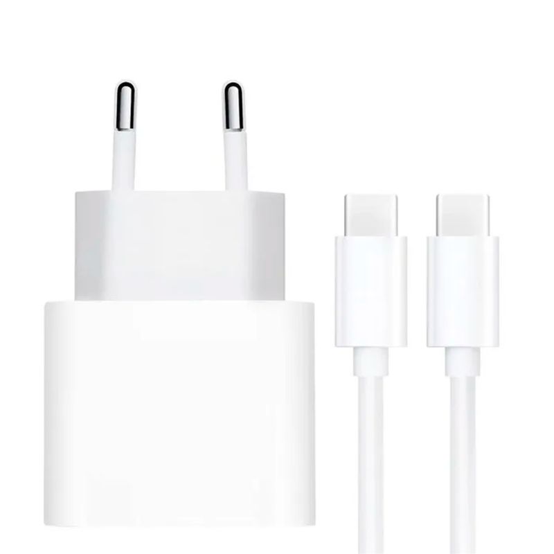 GENERICO - Cargador Compatible iPhone 15 35w Carga Rápida USB-C a USB-C 5G