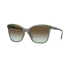 VOGUE - Lentes de Sol Verde Transparente Degradado Eyewear