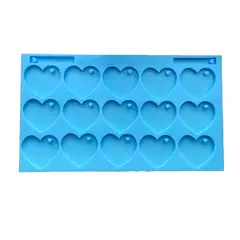 GENERICO - Molde Set 15 Corazones 5cm Para Resina Epóxica