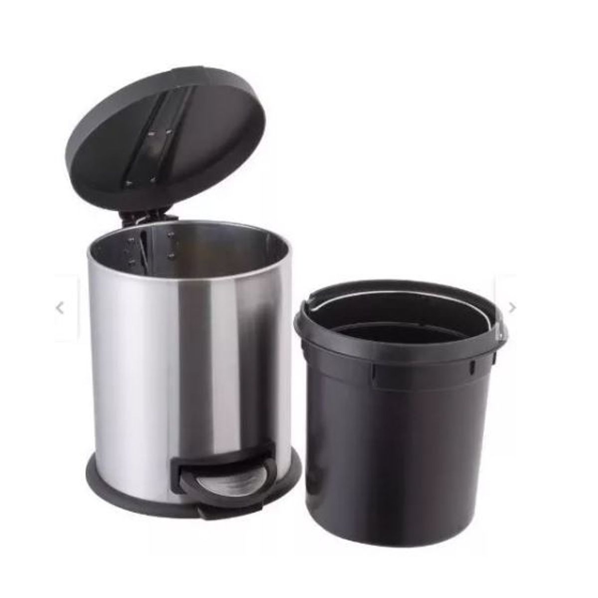 GENERICO - Basurero Acero 5 Lts Accion Pedal