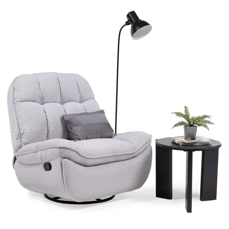 BERGER MILANIUM WHITE RECLINABLE GIRATORIO Y MECEDOR