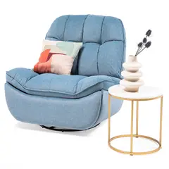 VYS SPA - BERGER MILANIUM BLUE RECLINABLE GIRATORIO Y MECEDOR