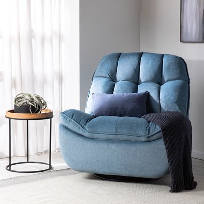 Imagen 2 del producto BERGER MILANIUM BLUE RECLINABLE GIRATORIO Y MECEDOR