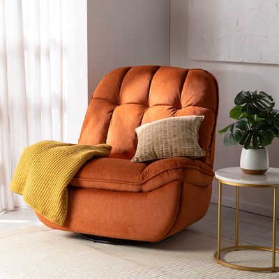 Imagen 2 del producto BERGER MILANIUM ORANGE RECLINABLE GIRATORIO Y MECEDOR