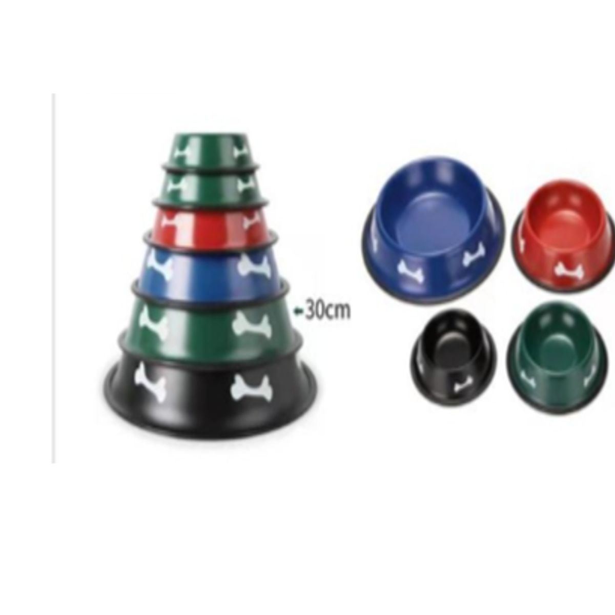 GENERICO - Bowl Para Perro Comida 30cm Colores Surtidos