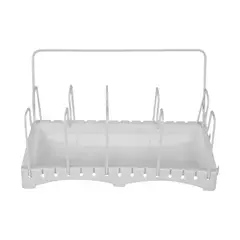 BAZUCA - Organizador De Sartenes Y Ollas Para Estante Cocina Blanco