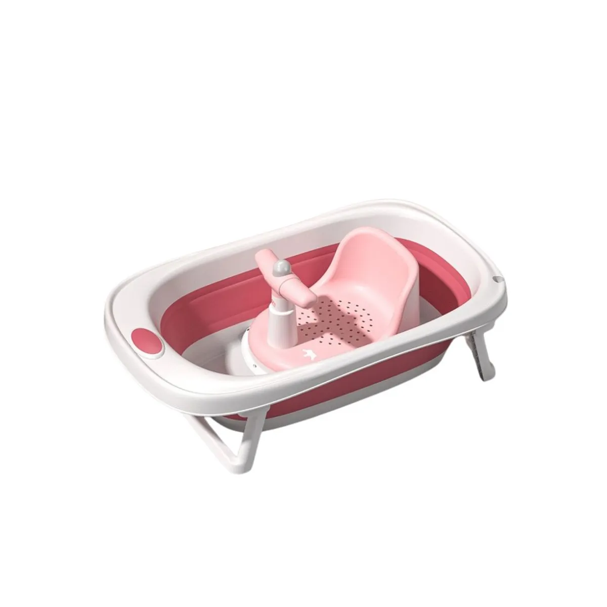 BABYLUNA - Silla Asiento para Ducha o Baño de Bebé Rosado