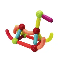 MAGNESCAPE - Juguete Bastones Magnéticos de Construcción - 62 Piezas