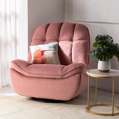 Imagen 2 del producto BERGER MILANIUM PINK RECLINABLE GIRATORIO Y MECEDOR