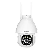 SRIHOME - Cámara IP WIFI 3MP 1296P SH039B Luz LED y Sirena