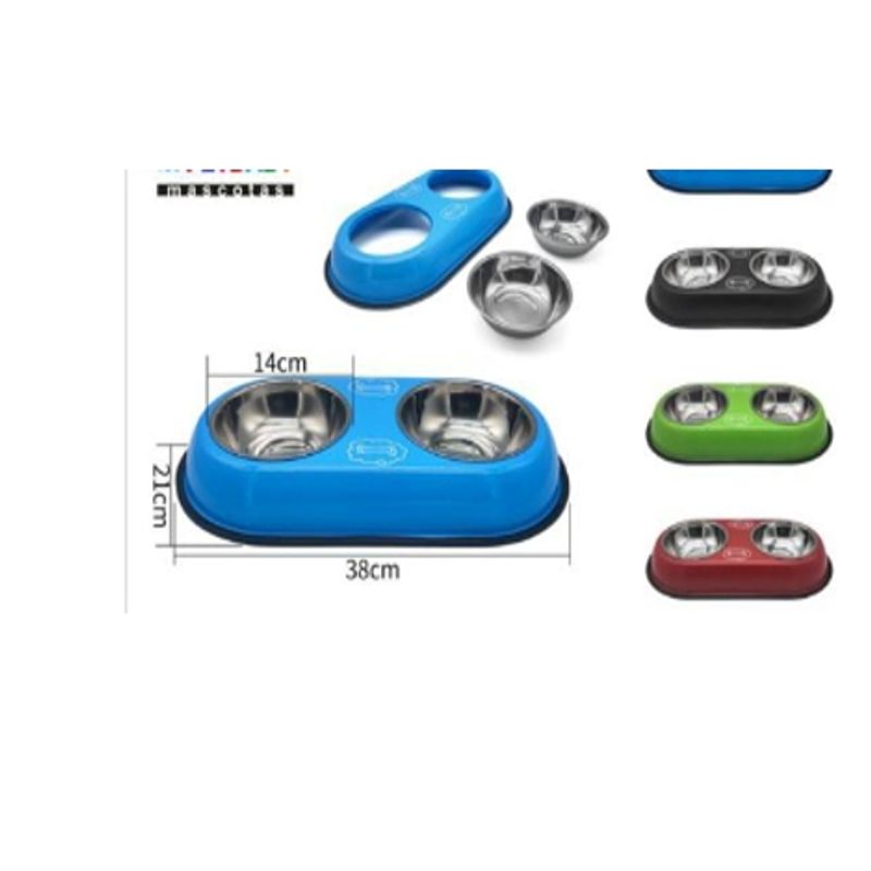 GENERICO - Bowl Para Perro Comida 38cm Color Azul