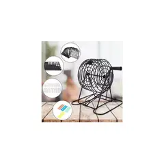 GENERICO - Set De Bingo Lota Completo Incluye Tombola Fichas Pelotas