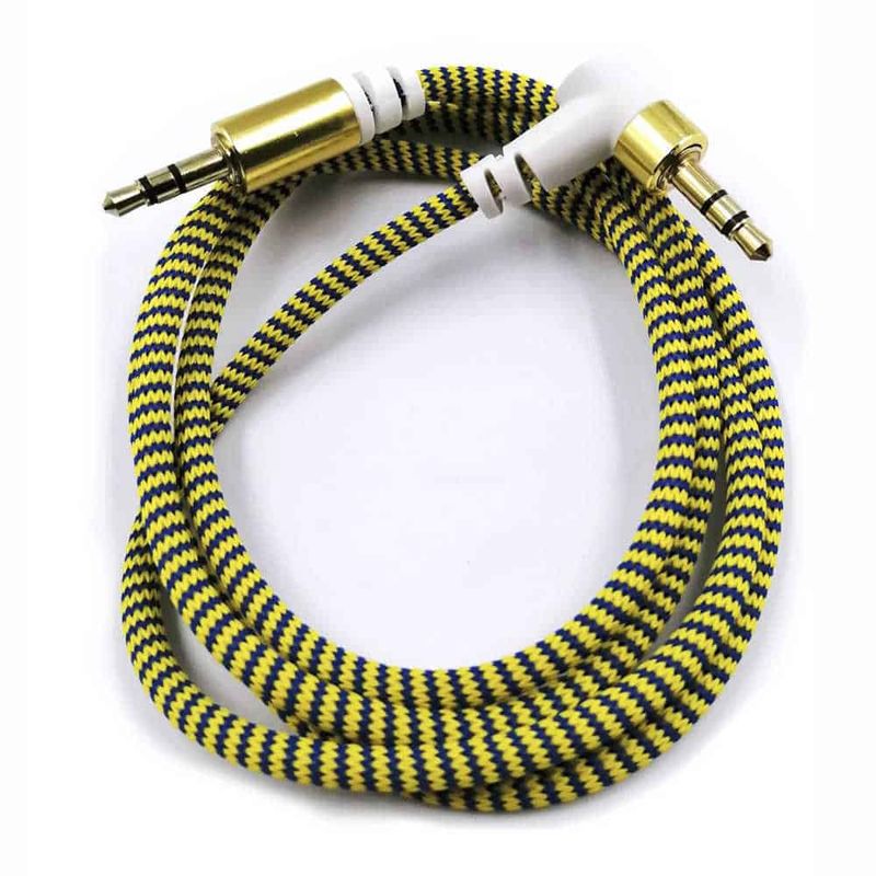 GENERICO - Cable Dblue auxiliar 35mm a 35mm plug a plug 1m