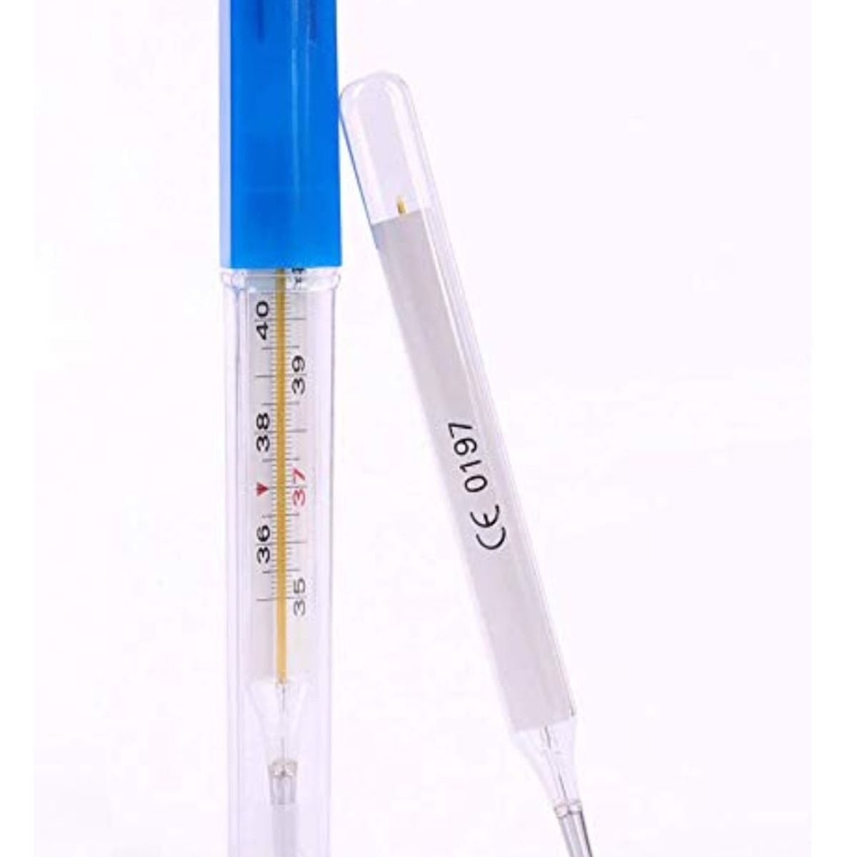 GENERICO - Termómetro Tradicional De Mercurio Temperatura Oral Rectal Axilar