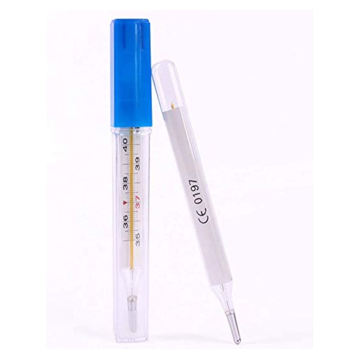 GENERICO - Termómetro Tradicional De Mercurio Temperatura Oral Rectal Axilar