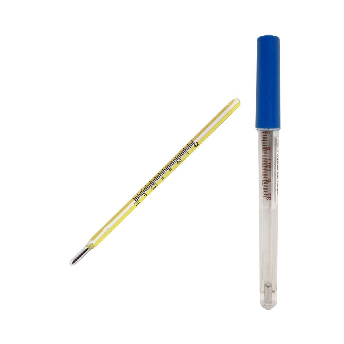 GENERICO - Termómetro Oral Tradicional De Mercurio Temperatura Unidad