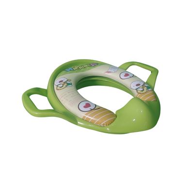 Imagen 2 del producto Adaptador para WC Suave y Acolchonado con Asas Bebé Verde
