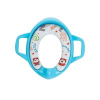 Adaptador para WC Suave y Acolchonado con Asas Bebé Celeste