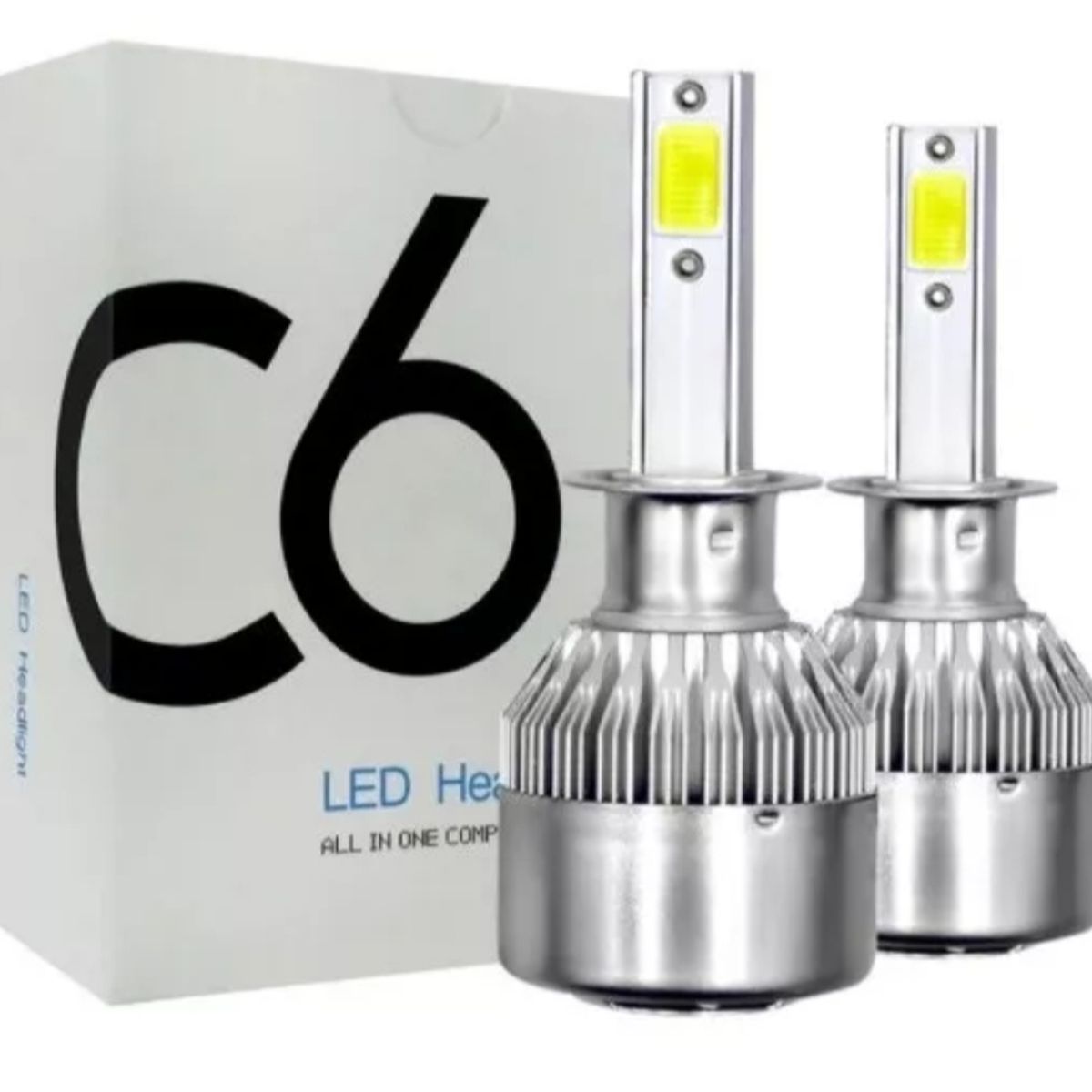 GENERICO - Kit Turbo De Foco Led H1 3800lm 36w Luz Blanca
