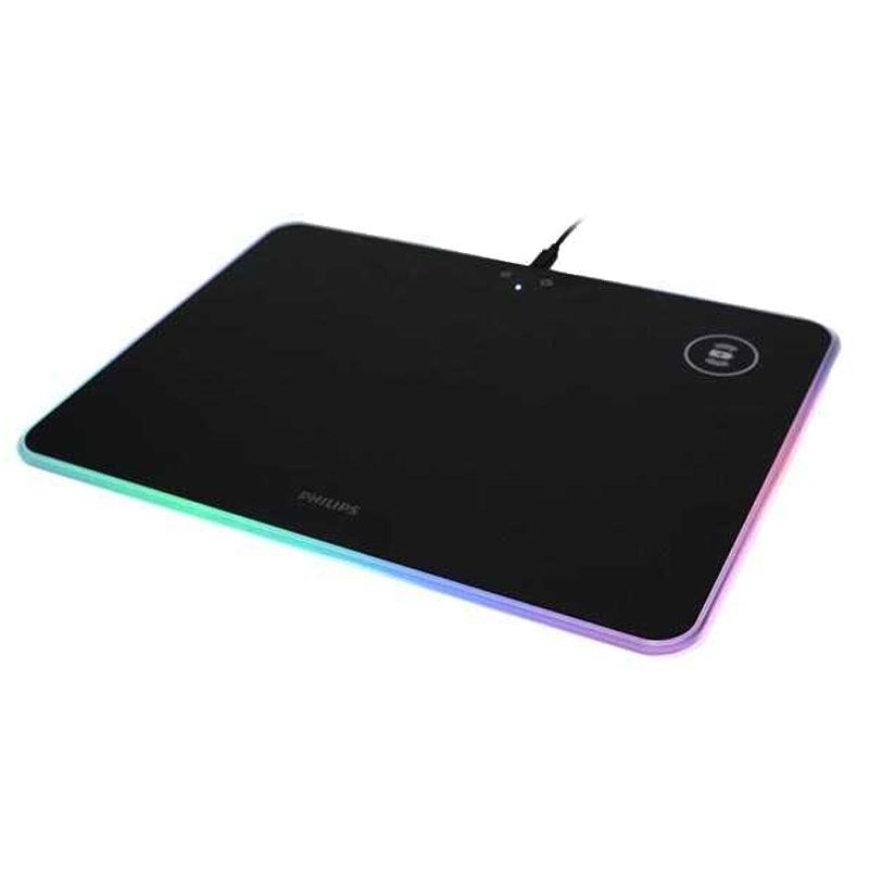 PHILIPS - Mouse Pad SPL7504 Luz RGB Antideslizante Grosor 55 mm PHILIPS