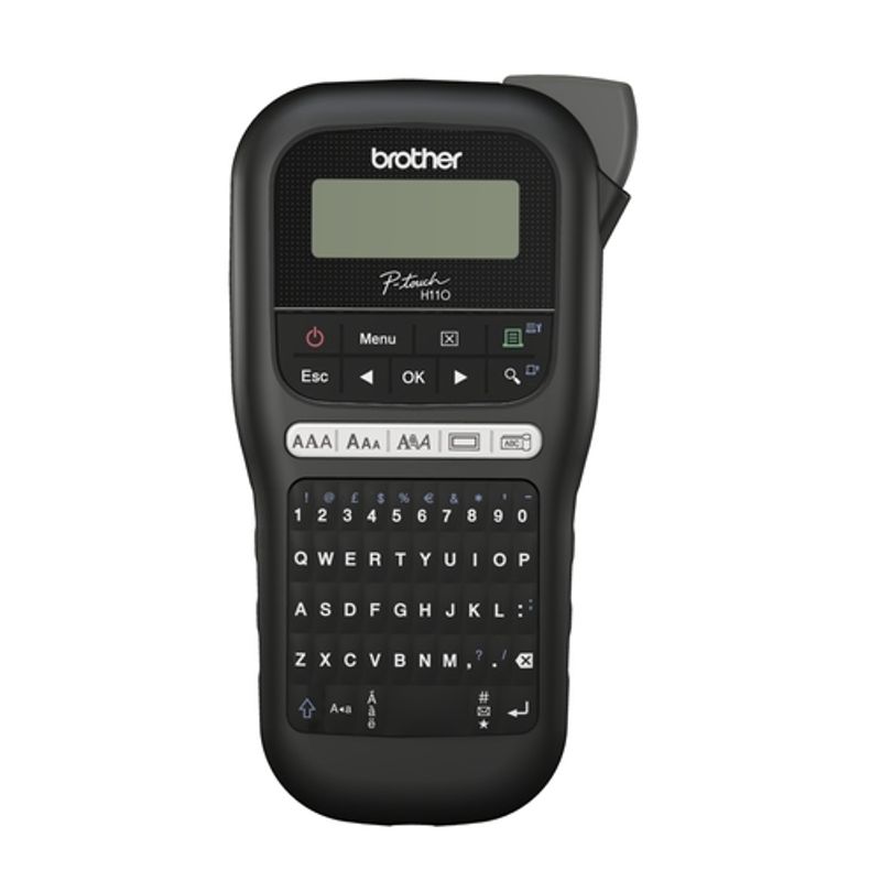BROTHER - Impresora portátil rotuladora Brother PTH110 negra