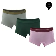GIOVACCHINO - Pack de 3 Calzones Boxer Pantaleta bambú Mujer.