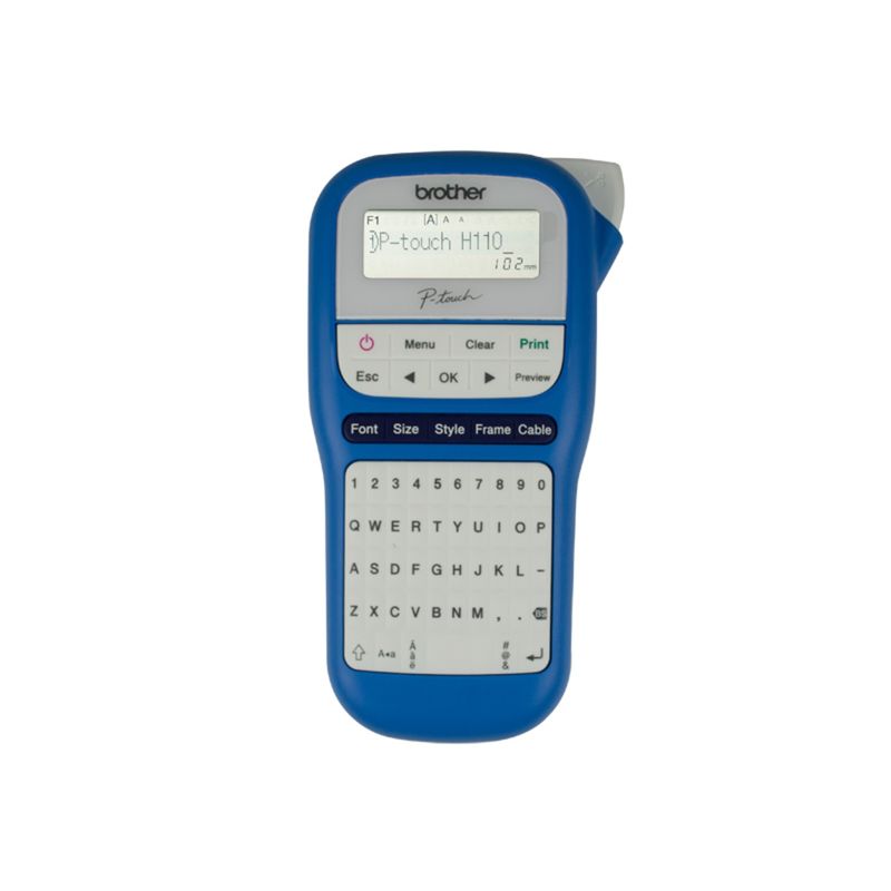 BROTHER - Rotuladora Brother Pt-h110pk P-touch Pth110 Azul