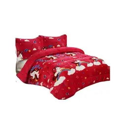 GENERICO - Cobertor De Invierno Plaza y Media Plush Diseños 230x180cm TF