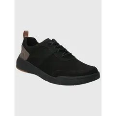 HUSH PUPPIES - Zapatilla Cuero Hombre Molt Negro