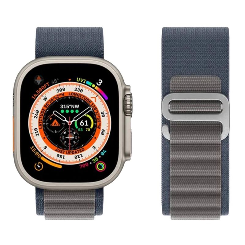 GAOR - CORREA ALPINISMO PARA APPLE WATCH/WATCH ULTRA - AZUL 42-49MM