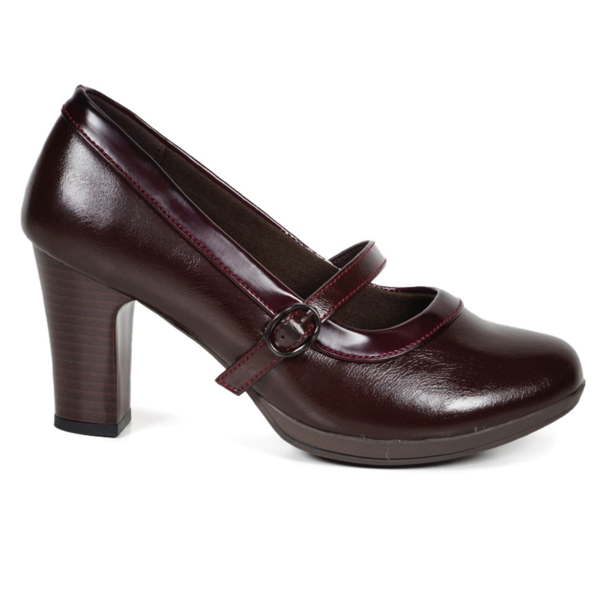 BEGOÑA - Zapato de Cueca Landy Burdeo BEGOÑA