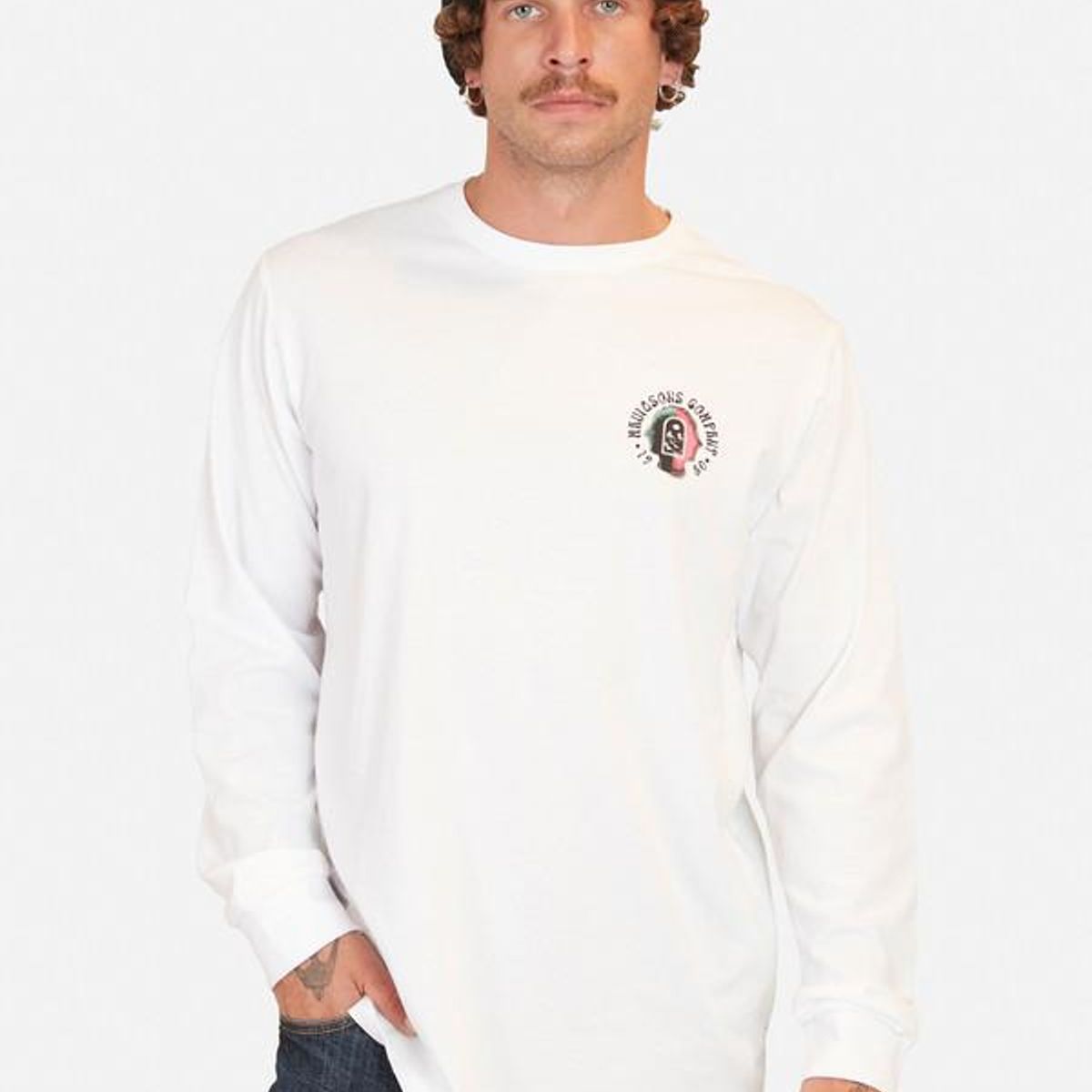 MAUI AND SONS - Polera 5P635 Blanco Hombre Maui And Sons