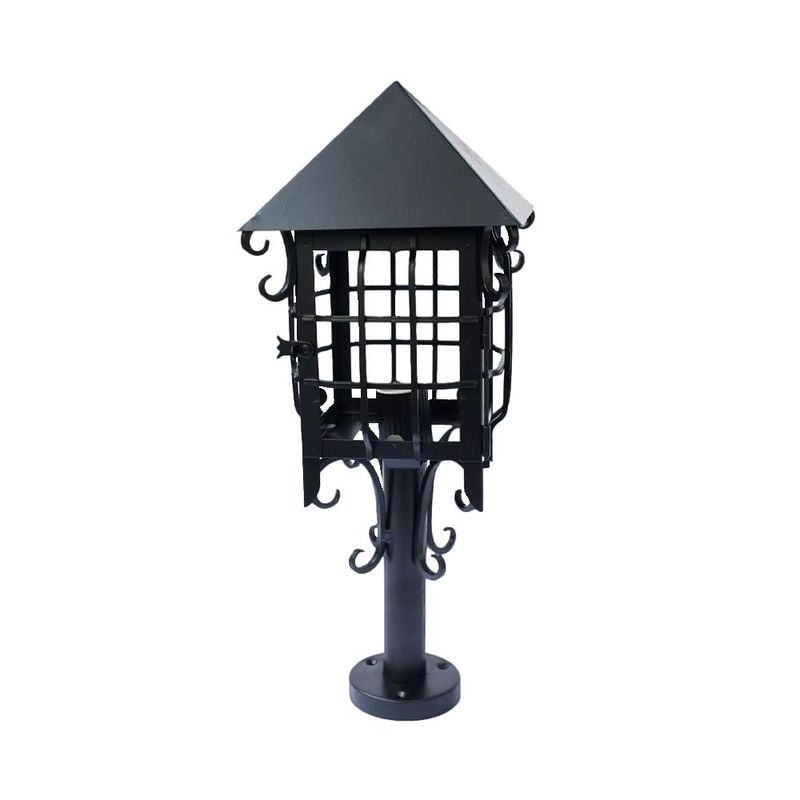 BOSCO - FAROL COLONIAL PILASTRA - Negro