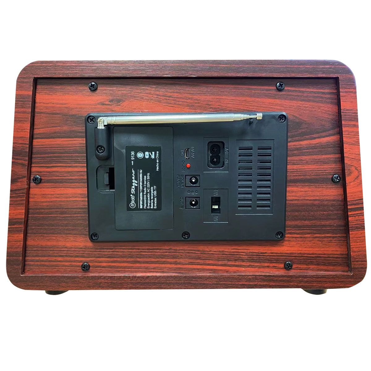 MICROLAB - Radio Portatil Recargable FM Bluetooth USB-Micro SD Stezzano