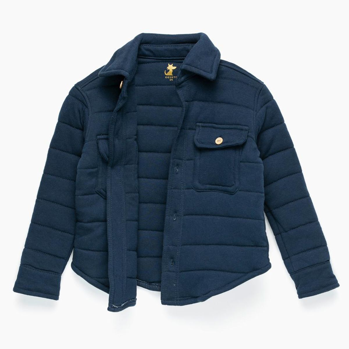 COYOTE KIDS - Chaqueta forrada azul adulto algodón peruano - Azul