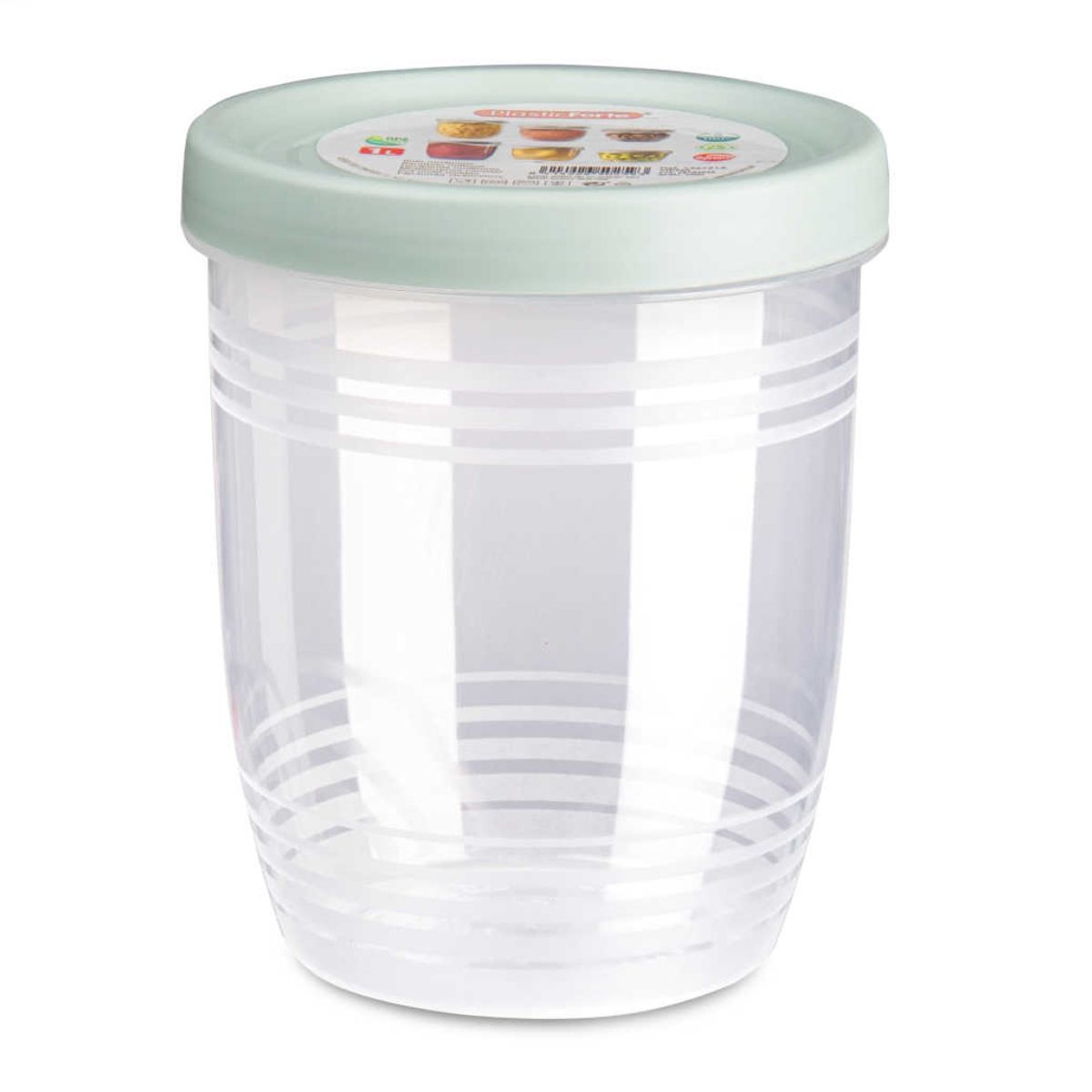 OEM - Contenedor Plastico Con Tapa 1 Litro