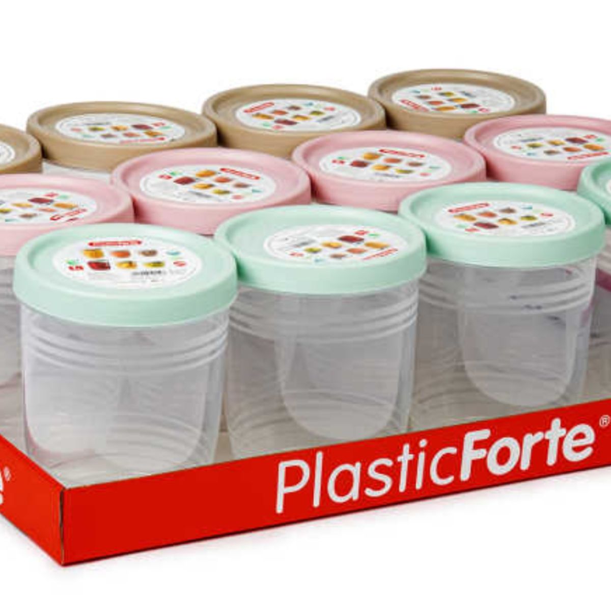 OEM - Contenedor Plastico Con Tapa 1 Litro