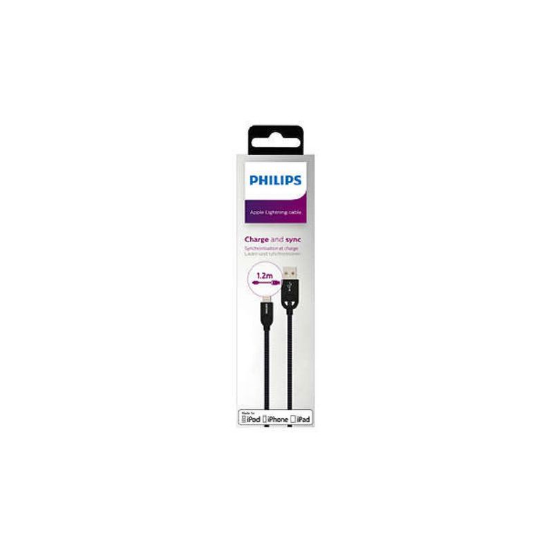 PHILIPS - Cable Lightning a USB 1 metro PHILIPS